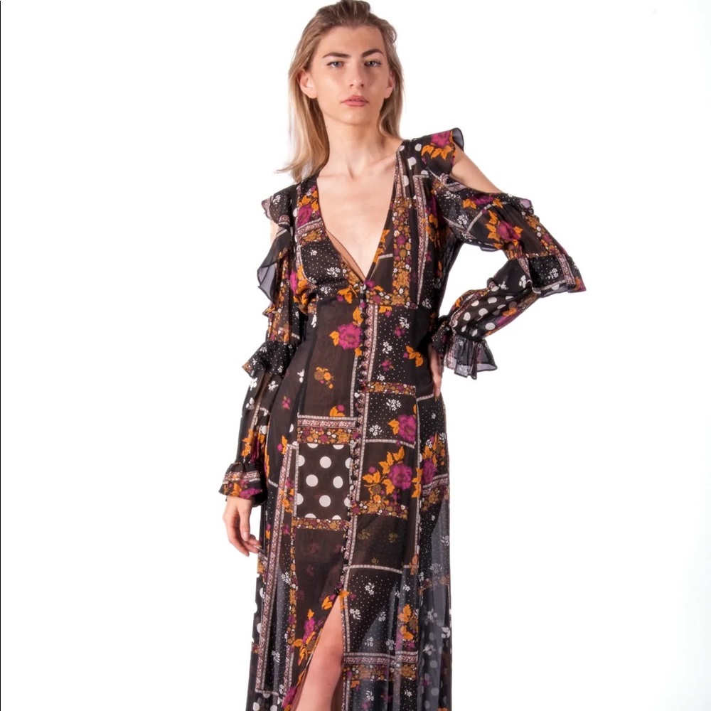 For Love & Lemons Elyse Maxi dress